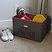 Black Panther Collapsible Kids Toy Storage Chest by Marvel - Flip-Top Toy Organizer Bin for Closets, Kids Bedroom, Boys & Girls Toys - Foldable Toy Basket Organizer with Strong Handles & Design