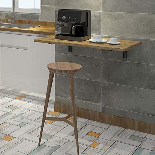 need wall mounted table - heavy duty small fold down desk length 36" width 20" perfect addition to garage & shed/home office/laundry/home bar/kitchen & dining room ac15bb(9050)*damage