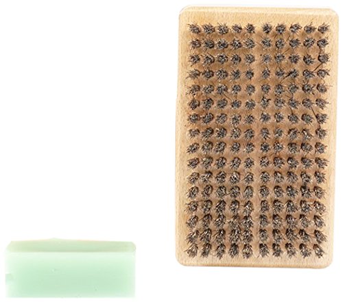 STAGE Ski and Snowboard Horse Hair Tuning Brush with Wax