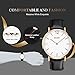 Men's Quartz Watch, Aposon Fashion Classic Business Analog Wrist Watch Casual Dress Leather Watches - Black