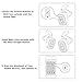 Amoner True Wireless Earbuds, Bluetooth V4.1 Sports Stereo In-ear Headphones with Mic for iPhone, Samsung, Android Smartphones