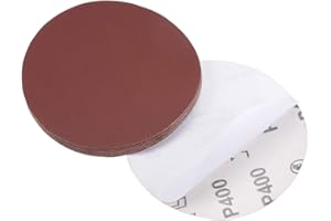 uxcell 5-Inch PSA Sanding Disc Aluminum Oxide Adhesive Back Sandpaper 400 Grit 10 Pcs