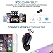 Wireless Bluetooth Earbud, CHSMONB Single Bluetooth Earphone 5 Hours Playtime Mini Invisible Bluetooth Headphone with Microphone Compatible for Cell Phone (Black)