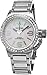 TW Steel Canteen Swarovski Crystal Stainless Steel Wrist Watch for Women - Mother-of-Pearl Dial Date TW Steel Watch Womens - 40mm Large Face Ladies Watch TW302