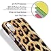 Coolwee for iPhone Xs Case,for iPhone X Leopard Case Slim Matte Leopard Pattern Design for Women Girls Men Rubber Gel Bumper Soft Flexible TPU Case Cover for iPhone Xs (2018)/for iPhone X (2017)