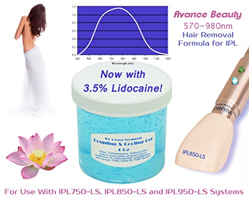 Hair Removal Formula 570-980nm Filter Cooling and Coupling Gel for Laser and IPL Machines, Systems, Devices