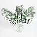 LUOEM Leaves Fake Faux Artificial Leaves Green Single Leaf for Home Kitchen Party Decorations Handcrafts (Green) - 6 Pieces