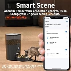 PAPIFEED Automatic Cat Feeder, WiFi Automatic Pet