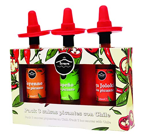 BERELA HOME Reunion - Picante saus met Chiles - drie sterke dranken met chilisauzen met drie soorten chile, saus van… - Afbeelding 3