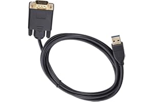Lexziuo 1PCS USB 3.0 to VGA Cable Adapter, 1080P Full HD USB to VGA Converter for Laptop, PC, Desktop, Projector, Monitor, Pl