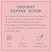Frank Body Coconut Coffee Scrub | Natural & Cruelty Free Exfoliating Body Scrub | Hydrating Vegan Scrub For Skin Care, Stretch Marks, Acne, And Cellulite | 1ct, 200g -- 7.05oz