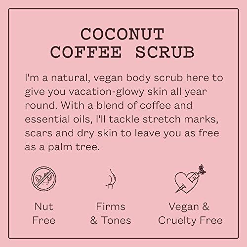 Frank Body Coconut Coffee Scrub Natural & Cruelty Free Exfoliating