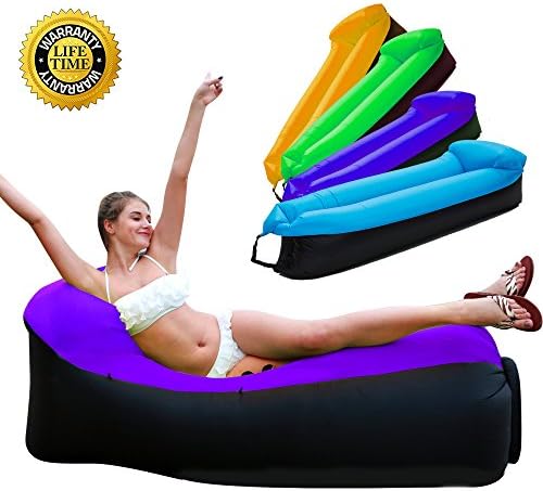 Inflatable Lounger Inflatable Couch Air lounger Air Chair Lounger Air chair Air Couch with Portable Storage Bag Wonderful Gift for Camping, Hiking, Swimming, Pool and Beach