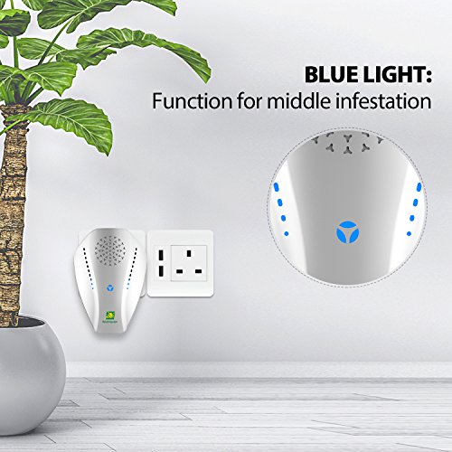 Neatmaster Ultrasonic Pest Repeller - Electronic Bug Repellent Plug in Mosquito Repellent - Pest Control for Mice, Roach, Spider, Ants and More - Thumbnail 3