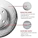 R1 Concepts Front and Rear Brakes and Rotors| Hardware Included| Front and Rear Ceramic Brake Pads and Rotors Kit| Fits 2011-2016 Hyundai Elantra