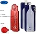 iNeibo Reusable Foldable,Flexible, Wine Bag for Wine to Go 750ml - Includes Wine Bottle Carrying Case & Collapsible Filling Funnel ¨C Bonus Climbing Hook (2pk)