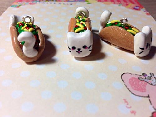 Kawaii Taco Cat Charm
