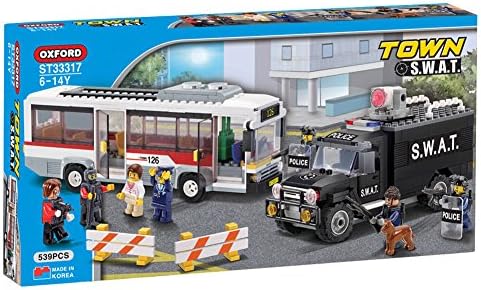 Oxford Block Town S.W.A.T Series ST33317 Bus Chase Assembly Kit 539 pcs