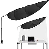 P Polerden Office Cubicle and Desk Shade，Adjustablecubicle Shade，Block Overhead Light, Glare, and Airflow，Uv-Resistant Fabric