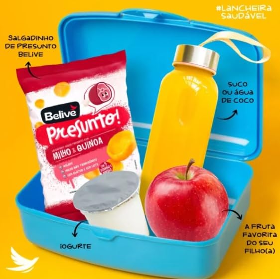 Kit Lanche Escolar Saudável Sem Glúten 25g 4 Sabores (30 un)