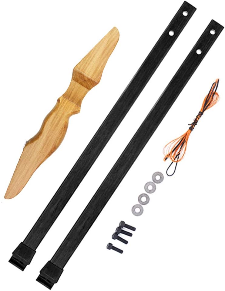 Ggoddess 30/40 lbs Beginner Archery Recurve Bow Hunting Bow Adult Target Practice Competition Longbow Glass Fiber Straight Bow
