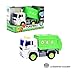Garbage Truck Toy Recycle Truck Friction Powered for Boys and Girls Purifier with Light and Sound, 4 Wheels, 1:20 Advanced Simulation Model-City Sanitation Series, Green and White