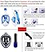 Greatever Full Face Snorkel Mask, Snorkeling Gear for Adults Kids with Latest Dry Top Breathing System and Detachable Camera Mount, Foldable Panoramic View Snorkeling Mask Set, Anti-Fog & Anti-Leak