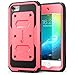 i-Blason Armorbox Case Designed for iPod Touch 7/6/5, Full Body Case with Built-in Screen Protector for Apple iPod Touch 5th/6th/7th Generation, Pink