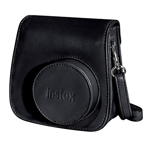 Fujifilm Instax Mini 9 Instant Camera - Cobalt Blue, Fujifilm Instax Rainbow Instant Mini Film (10 Pack), and Fujifilm Instax Groovy Camera Case - Black - Thumbnail 3