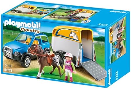 coche con remolque playmobil