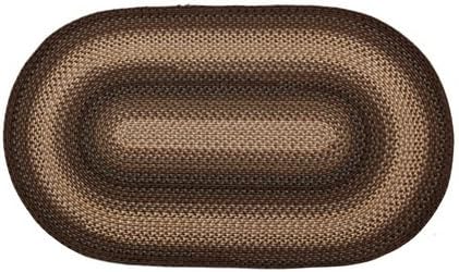 Driftwood Oval Ultra Durable Braided Rug - 30x108
