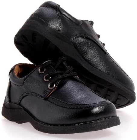 Trendz Argus Lace Black Dress Oxford Synthetic Low Shoes Toddler