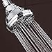 AquaDance Chrome Finish 6-Setting Shower Head for Maximum Power. Enjoy 2.5 gpm Spiral High Performance Luxury Even Under Low Water Pressure