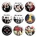 Fall Out Boy Pinback Buttons Pin Badges 1 Inch (25mm) - Pack of 9