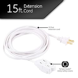 GE 3-Outlet Extension Cord with Multiple Outlets 15
