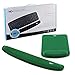 Nex Mouse Mat with Keyboard Wrist Rest Pad Kit Comfortably Made of Memory Foam (Dark Green)