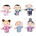 Mansalee 16 Pack Finger Puppet Set - MANSA 10 Animals + 6 People Family Members Educational Toys for Children, Story Time, Shows, Playtime, Schools