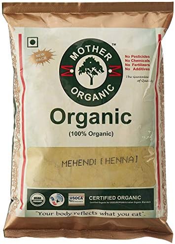 Mother Organic Mehendi (Henna Hair Powder) - 500gm- USOCA Certified Organic