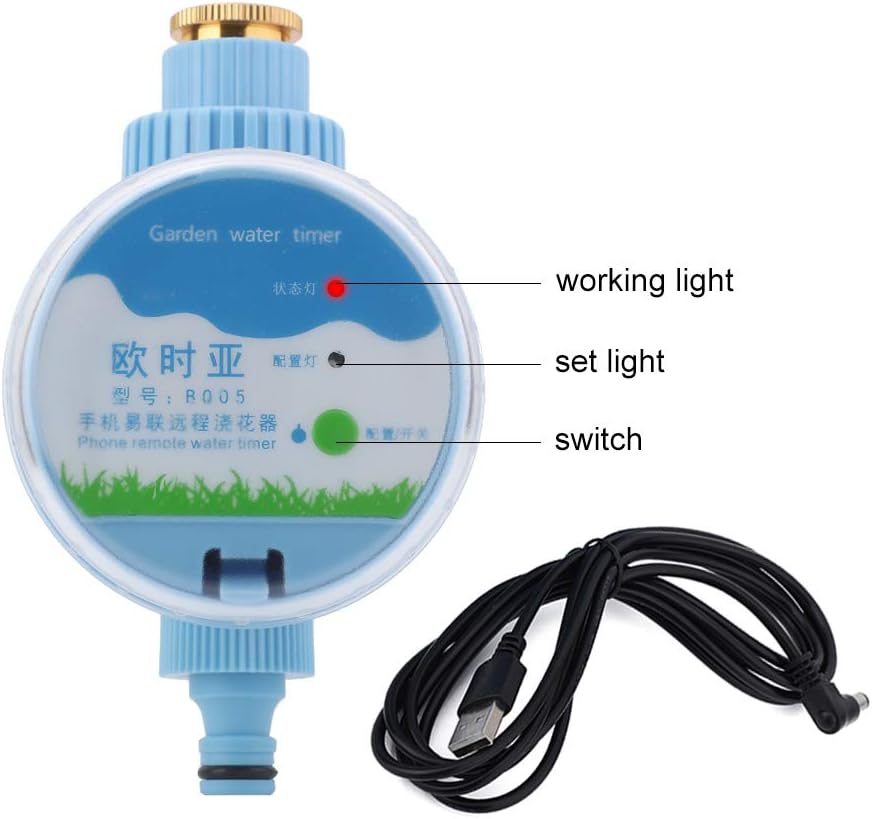 Jeffergrill Electronic Wi-Fi Remote Control Automatic Garden Irrigation Timer Intelligent Flowers Watering