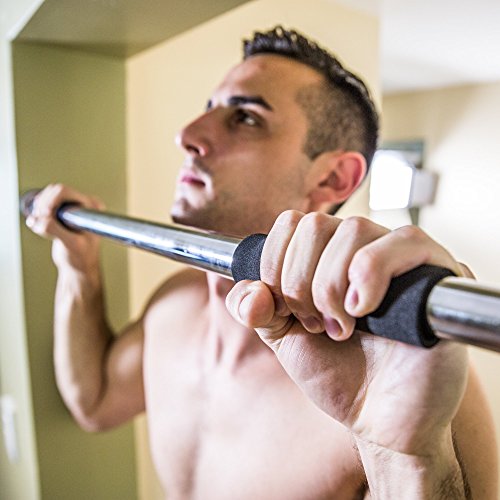 j/fit Deluxe Doorway PullUp Bar with Comfort Grips LONGEST LENGTH