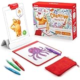 Osmo - Creative Starter Kit for iPad - Ages 5-10 - Creative Drawing & Problem Solving/Early Physics - STEM - (Osmo Base Included)
