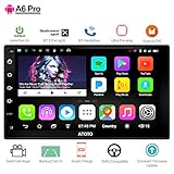[New] ATOTO A6 Pro A6Y2721PR Double DIN Android Car Navigation Stereo - 2X Bluetooth with aptX - Quick Charge/Ultra Preamplifier - in Dash Entertainment Multimedia Radio,WiFi,Support 256G SD &More