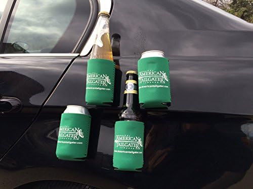 American Tailgater Magnetic Beverage Coolies, Green