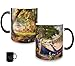 Morphing Mugs Disney - Beauty and the Beast - Picnic - Thomas Kinkade - One 11 oz Color Changing Heat Sensitive Ceramic Mug – Image Revealed When HOT Liquid Is Added!
