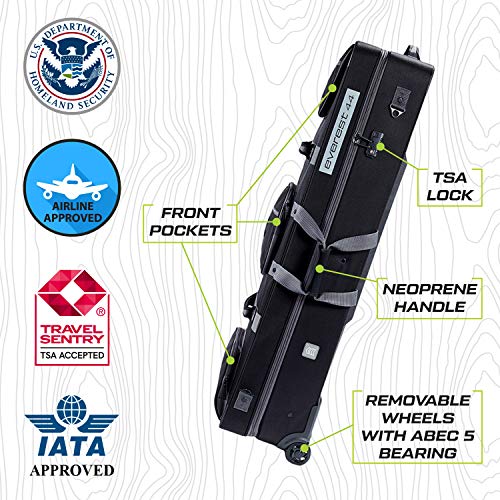 Legend Everest Hybrid Roller Bow Case Compound Archery Gear Rolling Travel Bag Compact