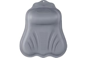 Goowin Bath Pillows for Tub, New Generation Skin-Friendly Silicone Bath Pillow, Luxury Bathtub Pillow for Head and Neck, Powerful Suction Tub Pillow for Bathtub with Inflatable Airbag (Grey)