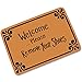 CMRUI Welcome Please Remove Your Shoes Doormat Entrance Mat Floor Mat Rug Indoor/Outdoor/Front Door/Bathroom Mats Rubber Non Slip (23.6 L x 15.7 W)