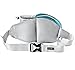 ErgaLogik Day Trekker - Hiking Waist Pack with Water Bottle (Not Included) Holder - Fanny Pack - Dog Walking - Running Belt Bag Pouch Fanny Pack for Hiking Running Cycling Camping Travel (Aqua Blue)