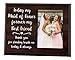 Elegant Signs Maid of Honor Gift - 4x6 Thank You Picture Frame - Today My Maid of Honor, Forever My Best Friend