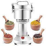 NEWTRY 700g Electric Dry Grain Spice Grinder Mill Stainless Steel Herb Powder Pulverizer for Corn Wheat Chilli Chinese Medicinal Materials (110V)